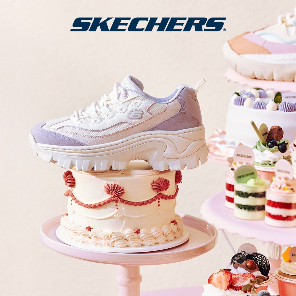 Skechers สเก็ตเชอร์ส รองเท้าผู้หญิง Women Hi-Ryze Street Shoes - 177233-WPRP - Air-Cooled Memory Foa