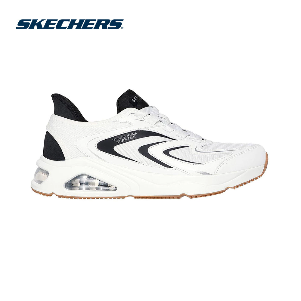 Skechers สเก็ตเชอร์ส รองเท้าผู้ชาย Men Slip-ins SKECHERS Street Tres-Air Uno Vision-Airy Shoes - 183083-WBK