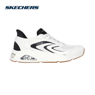 Skechers สเก็ตเชอร์ส รองเท้าผู้ชาย Men Slip-ins SKECHERS Street Tres-Air Uno Vision-Airy Shoes - 183083-WBK