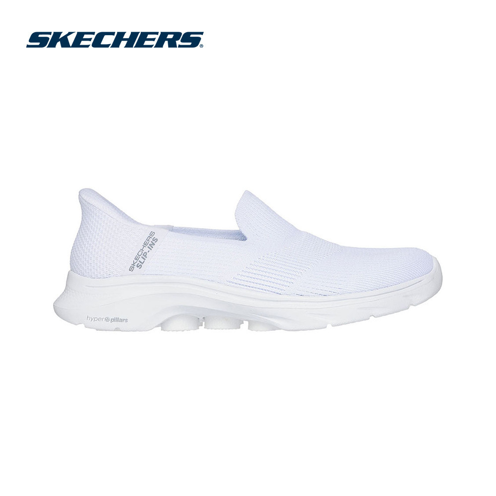 Skechers สเก็ตเชอร์ส รองเท้าผู้หญิง Women GOwalk 7 GOwalk Shoes - 125258-WHT - Air-Cooled Memory Foam