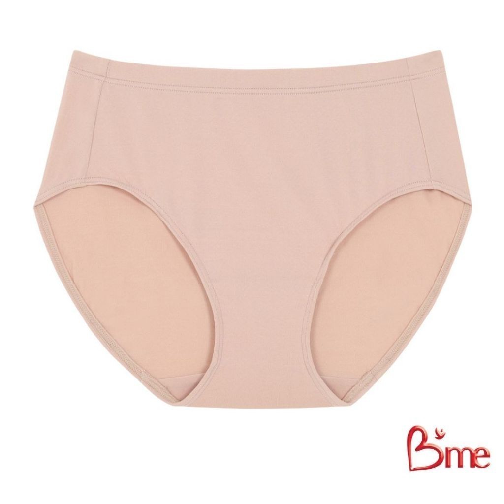 B'me กางเกงในเอวกลางรุ่น ME7086 สีดำ สีนู้ด สีชมพูกุหลาบ สีเทา สีโอวัลติน