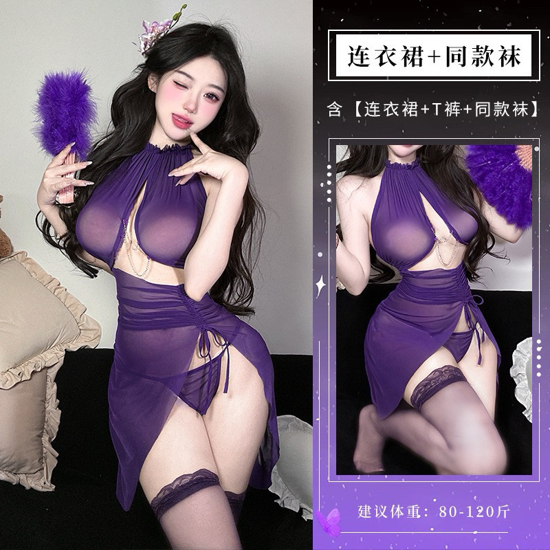 ชุดเดรสซีทรู ชุดนอนไม่ได้นอน เซ็กซี่ DD2171 (K)🎗️เกรดพรีเมี่ยมแท้ - รูปที่ 6