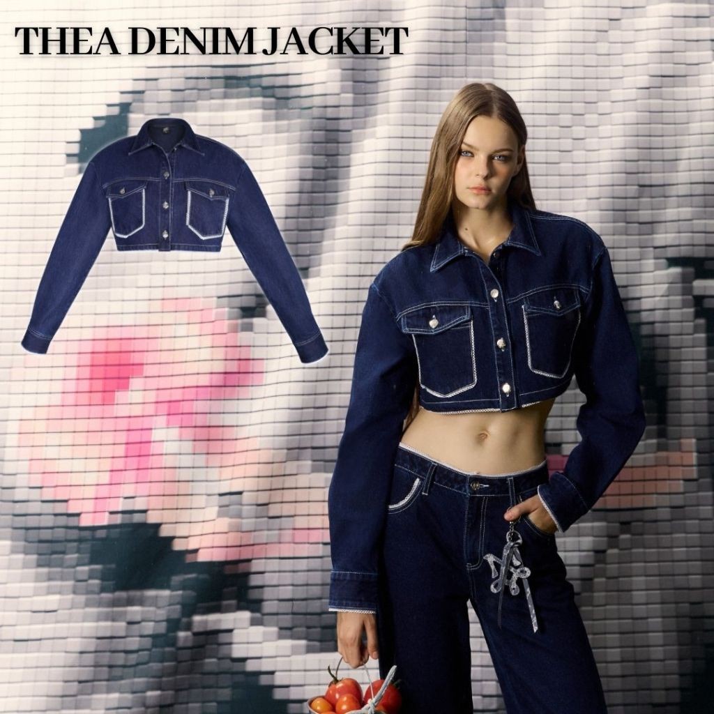 Merge Official - Thea Denim Jacket  (พร้อมส่ง)