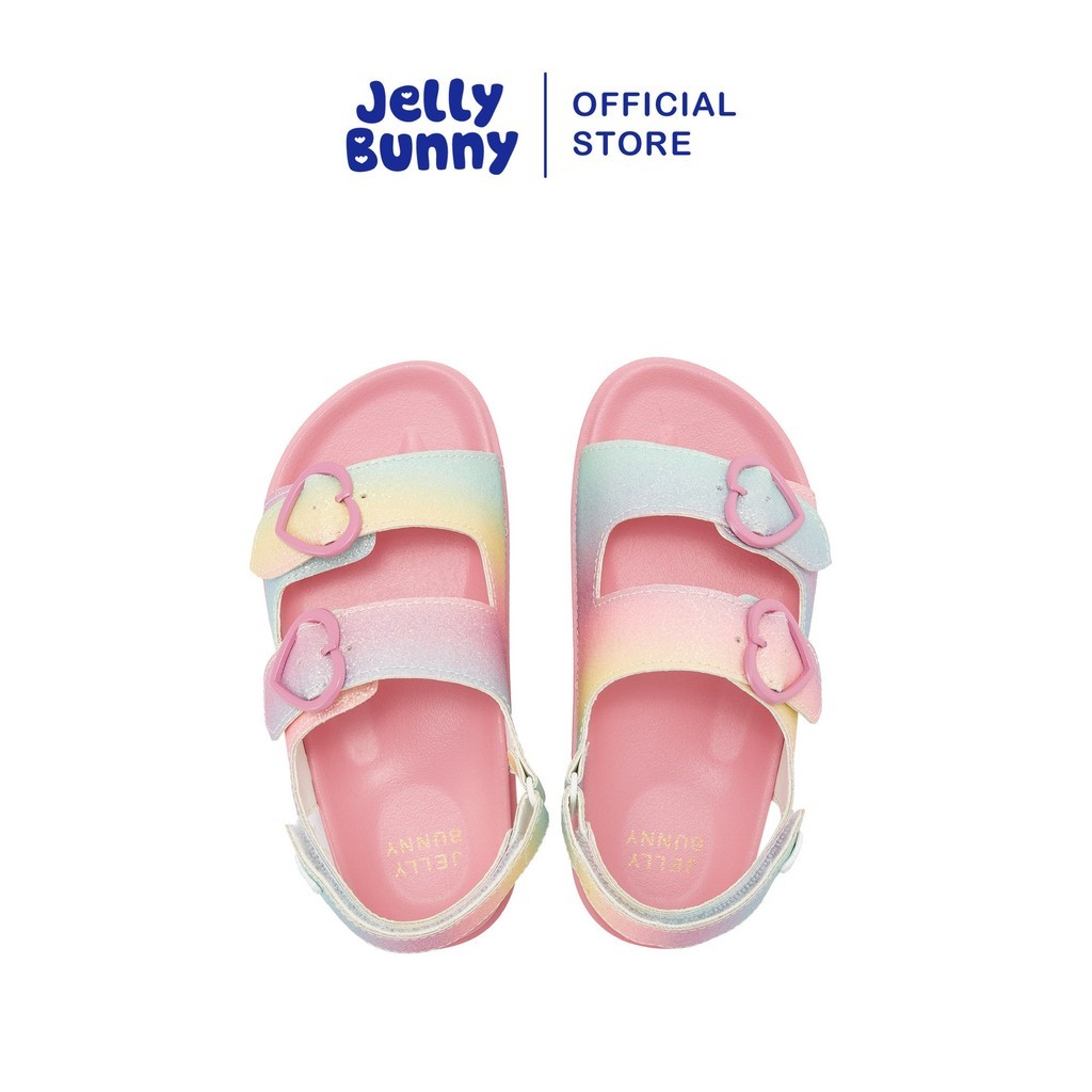 JELLY BUNNY รองเท้าแตะรัดส้นสำหรับเด็กผู้หญิง MINI SPORTY RAINBOW รุ่น B25SKSI002