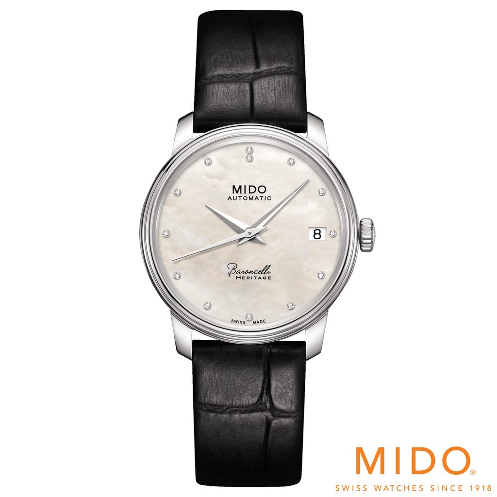 Mido รุ่น BARONCELLI HERITAGE LADY นาฬิกาสำหรับผู้หญิง รหัสรุ่น M027.207.16.106.00