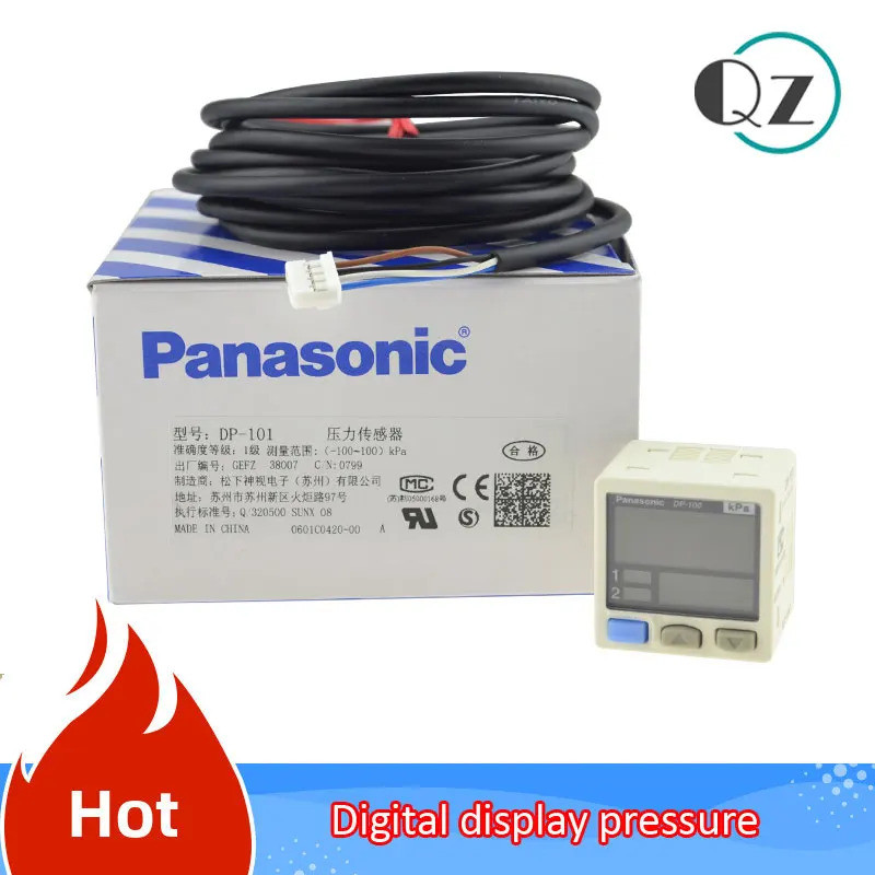 DP-101 DP-102 DP-001 DP-011 เซ็นเซอร์ความดันลบดิจิตอล NPN ควบคุมความดัน -100 ถึง +100 kPa ใหม่ 100%