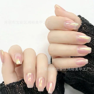 ผงกลิตเตอร์ ผงกระจก ไข่มุก สีขาว สําหรับตกแต่งเล็บ