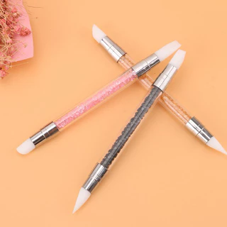 ไม้ซิลิโคนเอนกประสงค์สำหรับทำเล็บ สินค้าพร้อมส่งในไทย (สีชมพู)