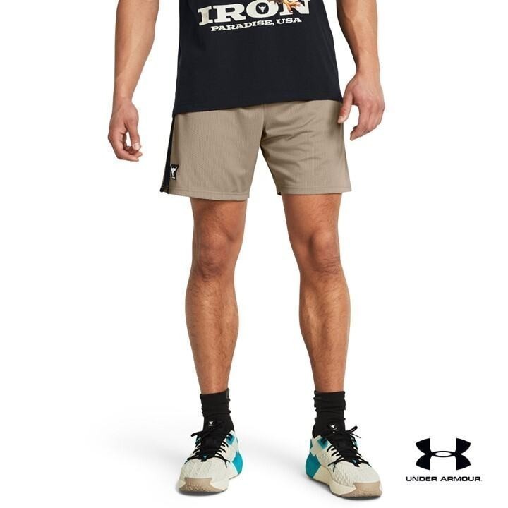 Under Armour Men's Project Rock Payoff Mesh Shorts