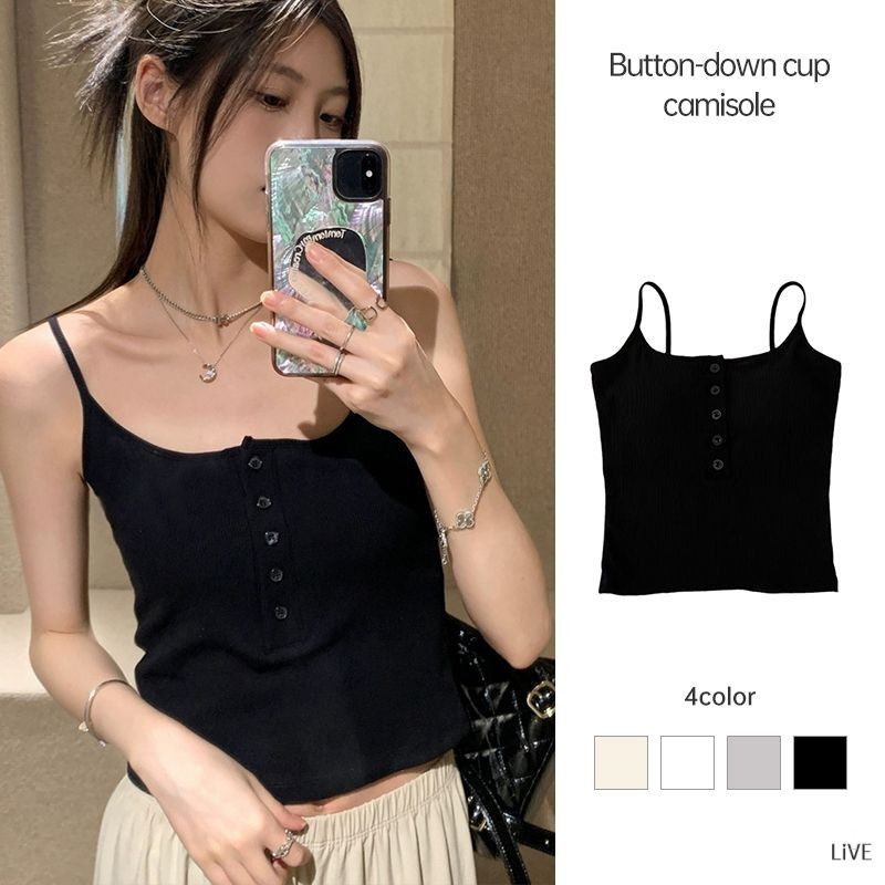 เสื้อชั้นในสตรีมีกระดุมหลังสวยงามและเสื้อสลิมมีลวดลายก้นเกลียวเก๋ LIVE