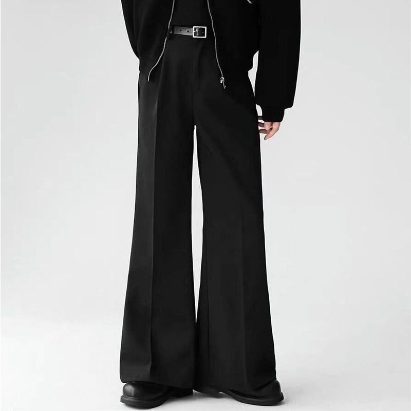 กางเกงขายาวลําลอง ผ้าเดรป ทรงหลวม ระดับไฮเอนด์ สไตล์สตรีทอเมริกัน สําหรับผู้ชาย