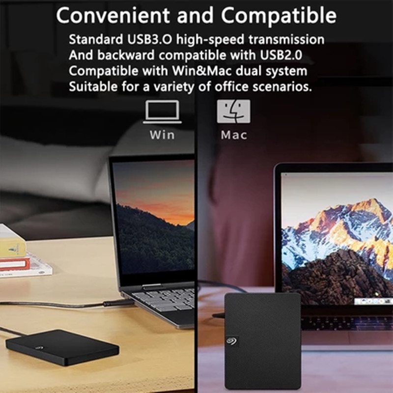 Seagate Expansion External Hard Disk 1TB/2TB ฮาร์ดดิสก์ภายนอก ฮาร์ดิส USB3.0 2.5″ รับประกัน 3 ปี ราคา ถูกที่สุด ดีลบีเคเค แกลเลอรีภาพที่ 4