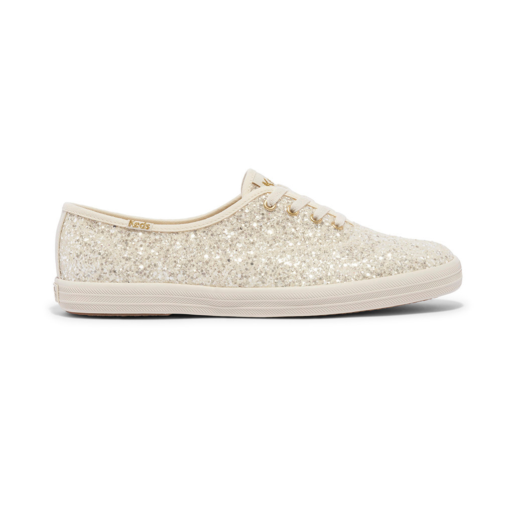 KEDS รองเท้าผ้าใบ แบบผูกเชือก รุ่น CHAMPION GLITTER CELEBRATION สีครีม ( WF66848 ) - รูปที่ 2