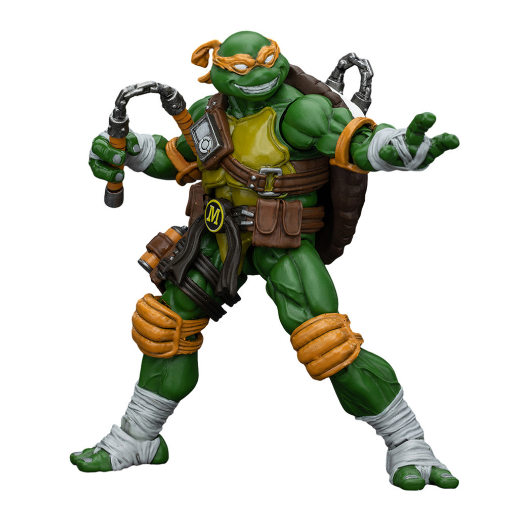 HiPlay JOYTOY TMNT-Michelangelo & TMNT-Raphael 1:18 แอ็คชั่นฟิกเกอร์ขนาด
