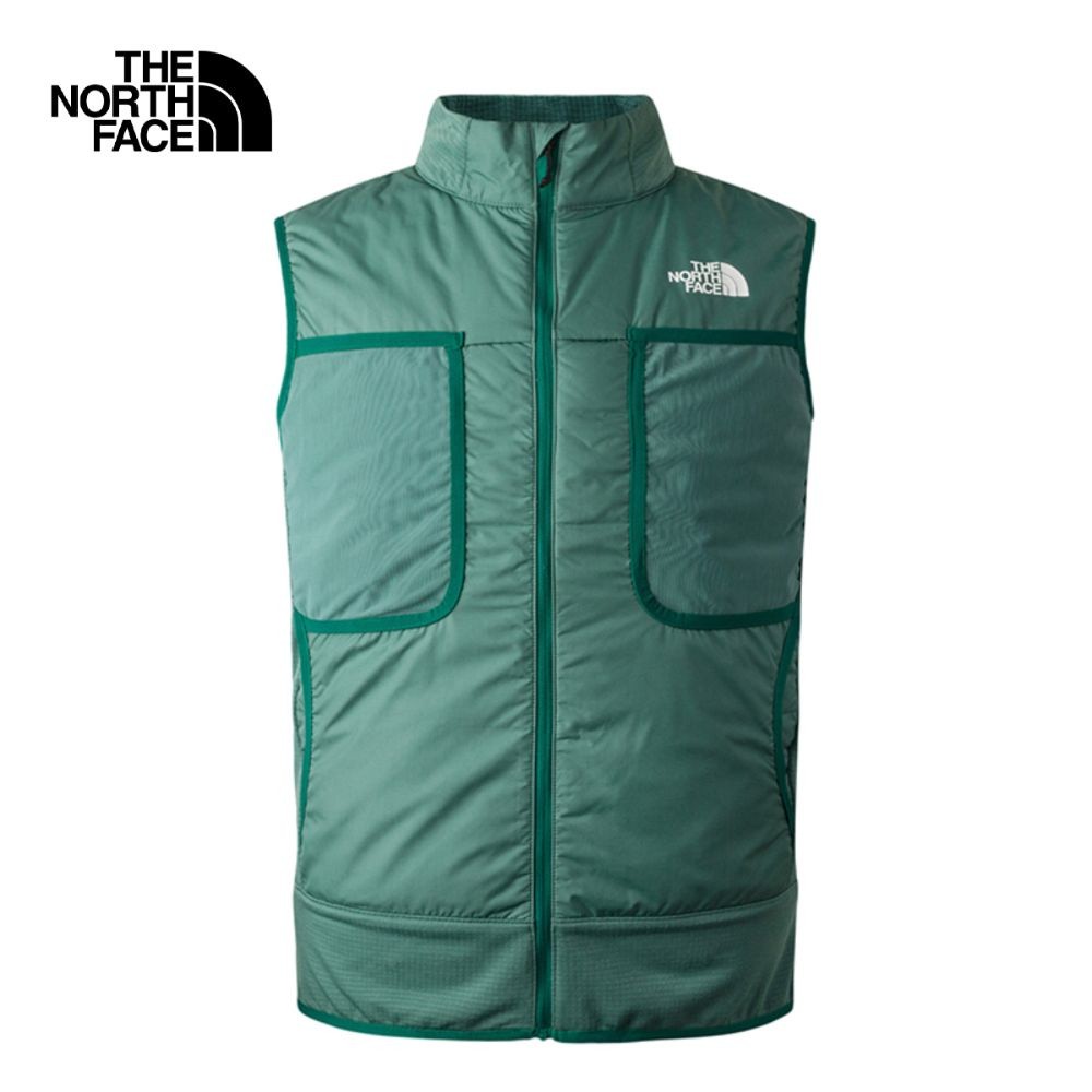 THE NORTH FACE MEN WINTER WARM PRO VEST - DARK SAGE เสื้อแขนกุด เส้นใยสังเคราะห์ ผู้ชาย (ดูตารางไซซ์ ASIA/AP)