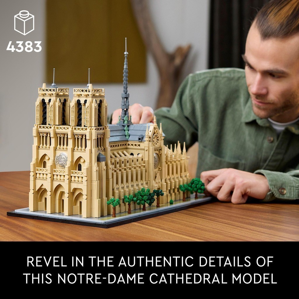 LEGO Architecture ‏21061 نوتردام دي باري (4383 قطعة) — صورة 4