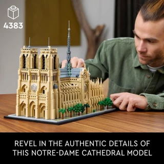 LEGO Architecture 21061 Notre-Dame de Paris (4383pcs.), Building Blocks, Kids Toy