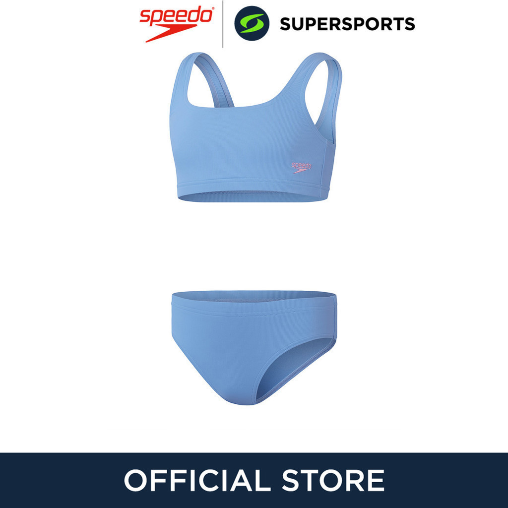 SPEEDO Textured Two Piece ชุดว่ายน้ำเด็กผู้หญิง