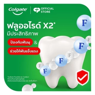 [มี 2 แพ็คให้เลือก] Colgate ยาสีฟัน คอลเกต สดชื่นเย็นซ่า 150 กรัม Colgate Anticavity Toothpaste Fresh Cool Mint 160g