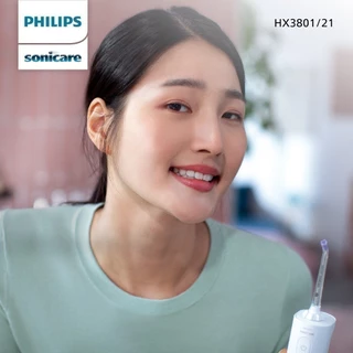 Philips Flosser ฟิลิปส์ เครื่องฉีดพ่นน้ำทำความสะอาดซอกฟัน แบบไร้สาย รุ่น HX3801/21 และ HX3822/21