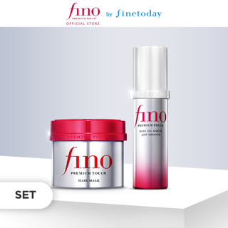 FINO ฟีโน่ พรีเมียม ทัช แฮร์ มาสก์ 230 กรัม และ FINO ฟีโน่ พรีเมียม ทัช แฮร์ ออยล์ เซรั่ม แอร์รี่ สมูท