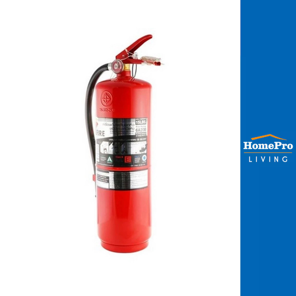 XFIRE ถังดับเพลิงผงเคมีแห้ง  6A20B 15 ปอนด์