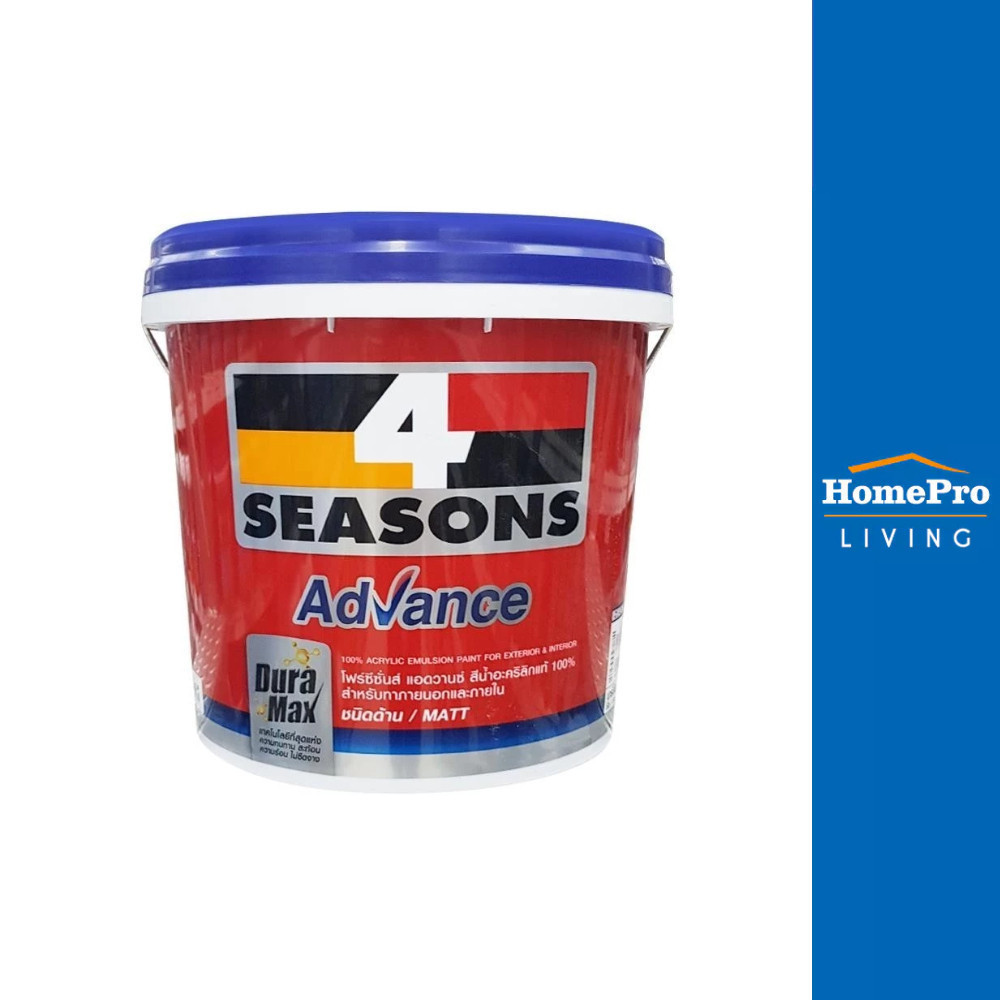 TOA สีน้ำทาภายนอก 4 SEASONS ADVANCE BASE A ด้าน 2.5 แกลลอน