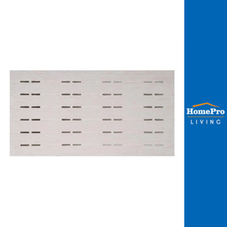 SHERA ฝ้าระบายอากาศ ลายสัก เว้นร่อง 60x120x0.4 ซม. สีธรรมชาต…