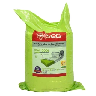 [ซื้อครบ7,500.- ลดเพิ่ม300.-] SCG ฉนวนใยแก้วกันความร้อน PREMIUM หนา 6 นิ้ว 0.6X4 ม. จัดส่งโดย HomePro