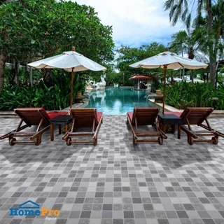 ภูผา กระเบื้องพื้น 12x12 นิ้ว เวต้า สโตน เทา PM 1M2 จัดส่งโดย HomePro