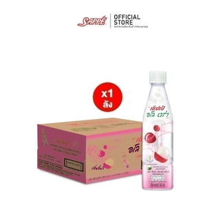 [ยกลัง] เซ็ปเป้ เครื่องดื่ม อโลเวร่า สูตรลิ้นจี่ Sappe Aloe Vera Drink - Lychee จำนวน 24 ขวด