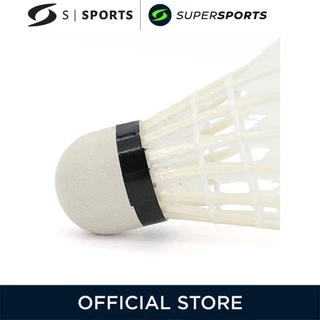 S SPORTS White ลูกแบดมินตัน (แพ็ค 6 ลูก)