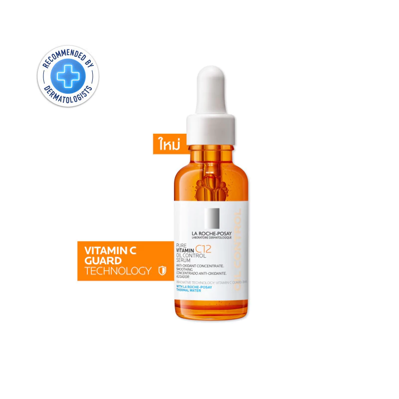 ลา โรช-โพเซย์ La Roche-Posay Pure Vitamin C12 Oil Control Serum เซรั่มลดเลือนริ้วรอย เพียววิตามินซี 12 30มล. thumbnail 3