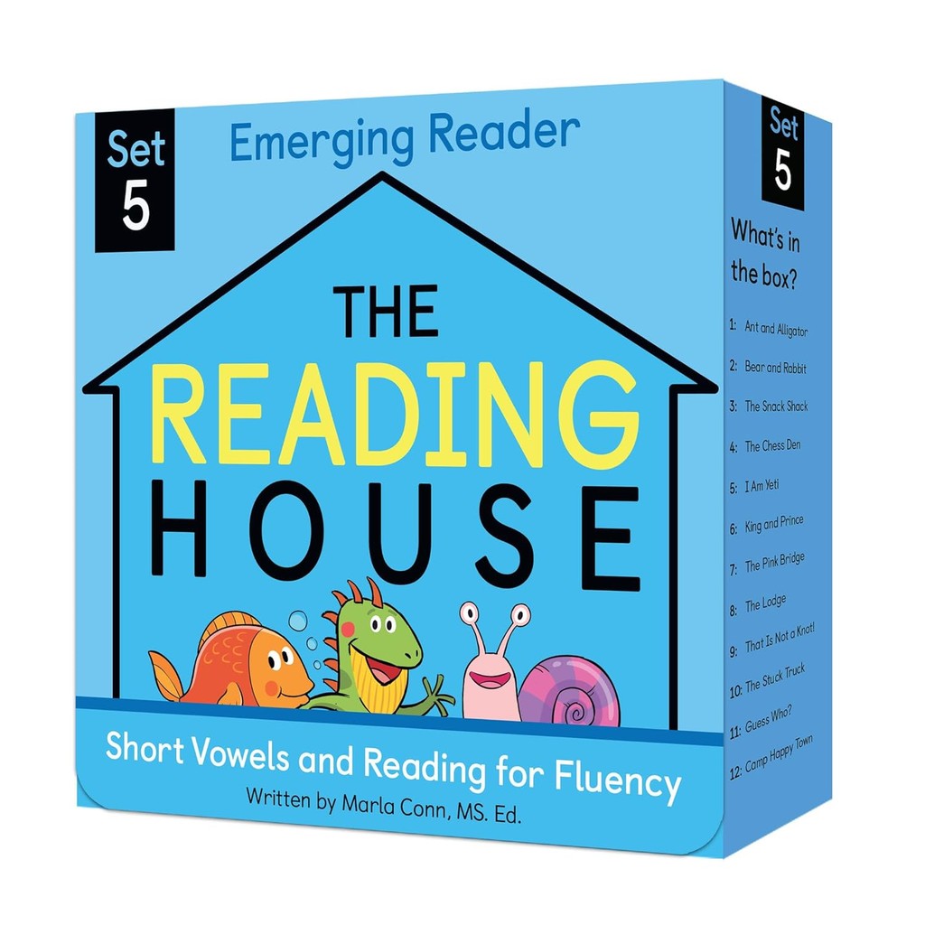 หนังสืออังกฤษใหม่ The Reading House Set 5: Short Vowels and Reading for Fluency (The Reading House) 