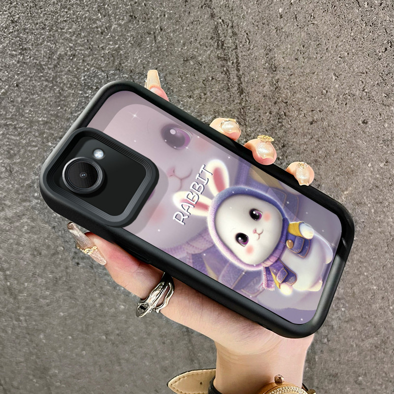 เคสสำหรับ Realme C30 Realme C30s Realme Narzo 50i Prime เคสป้องกันโทรศัพท์ซิลิโคนเคสนิ่มใส่โทรศัพท์กระต่ายน่ารัก