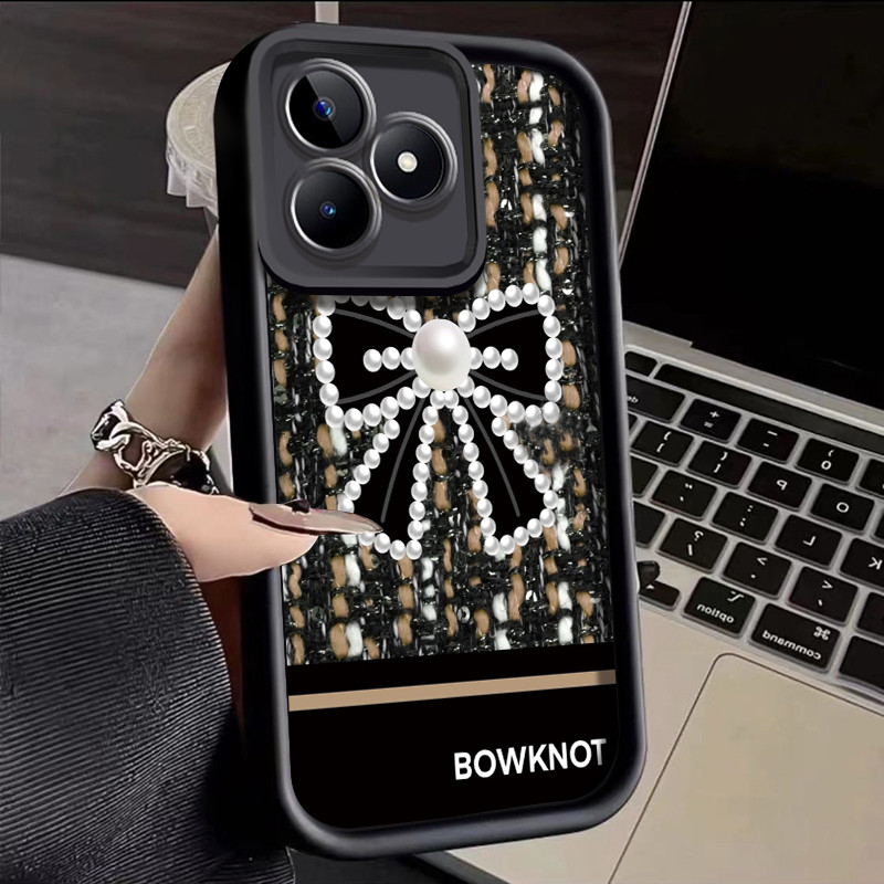 เคสสำหรับ Realme C53 C51 C51s Realme Narzo N53 Realme Note 50 เคสป้องกันโทรศัพท์รูปโบว์