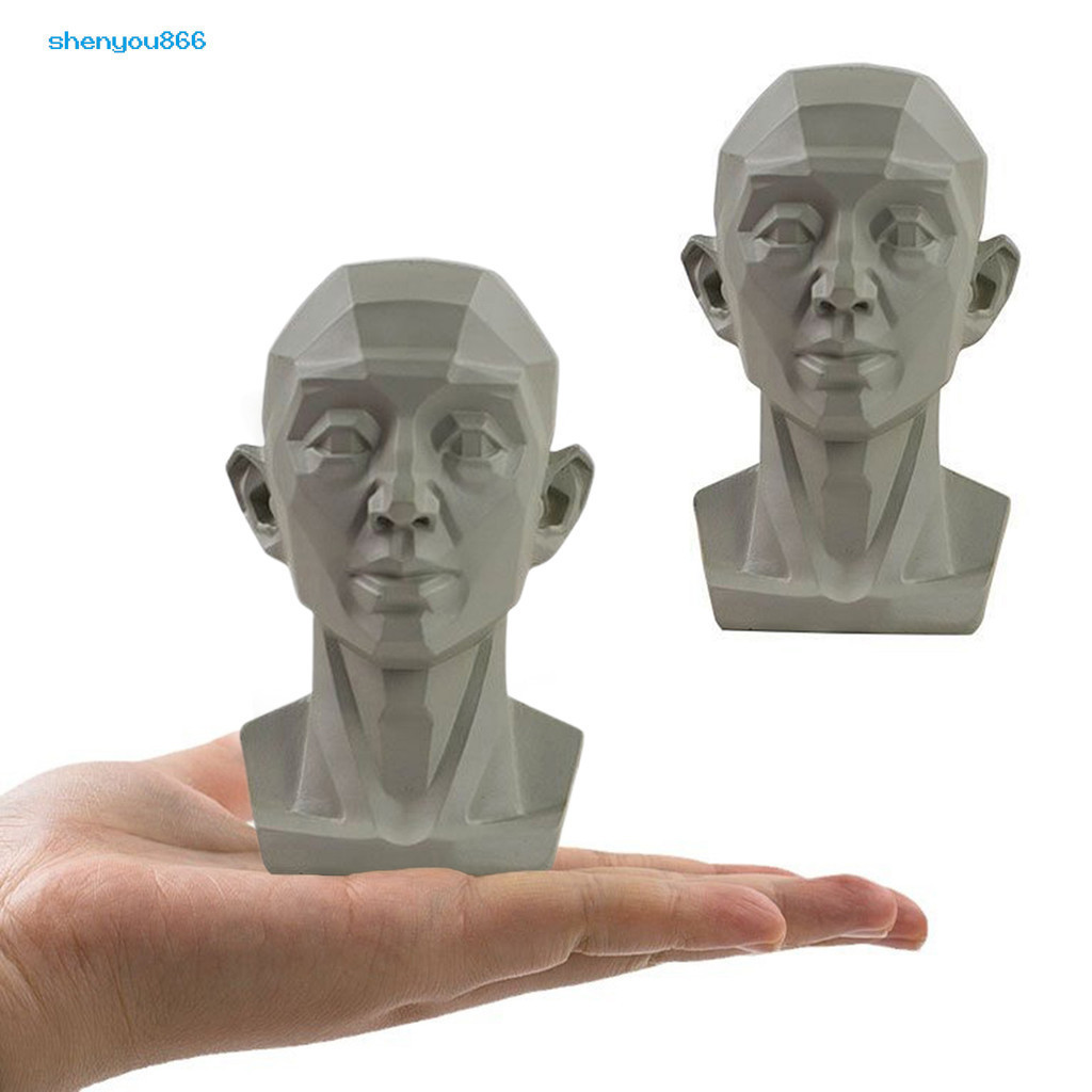 Sys-planar Head Model Artists Learn Model Human Manikin Head with Face Resin Professional