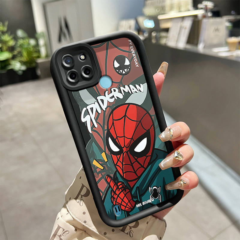 เคสสำหรับ Realme C21Y Realme C25Y เคสสไปเดอร์แมน