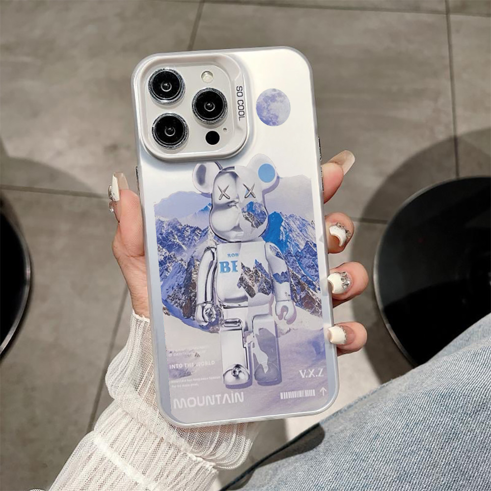 Bearbrick เคสไอโฟน Case iPhone 16 15 14 13 12 11 Pro Max 16PM 15PM 14PM 13PM 12PM 11PM Xsmax Xs Xr 7P 8P