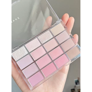 ของแท้📣 Wakemake Soft Blurring Eye Palette พาเลท 16 หลุม #VV
