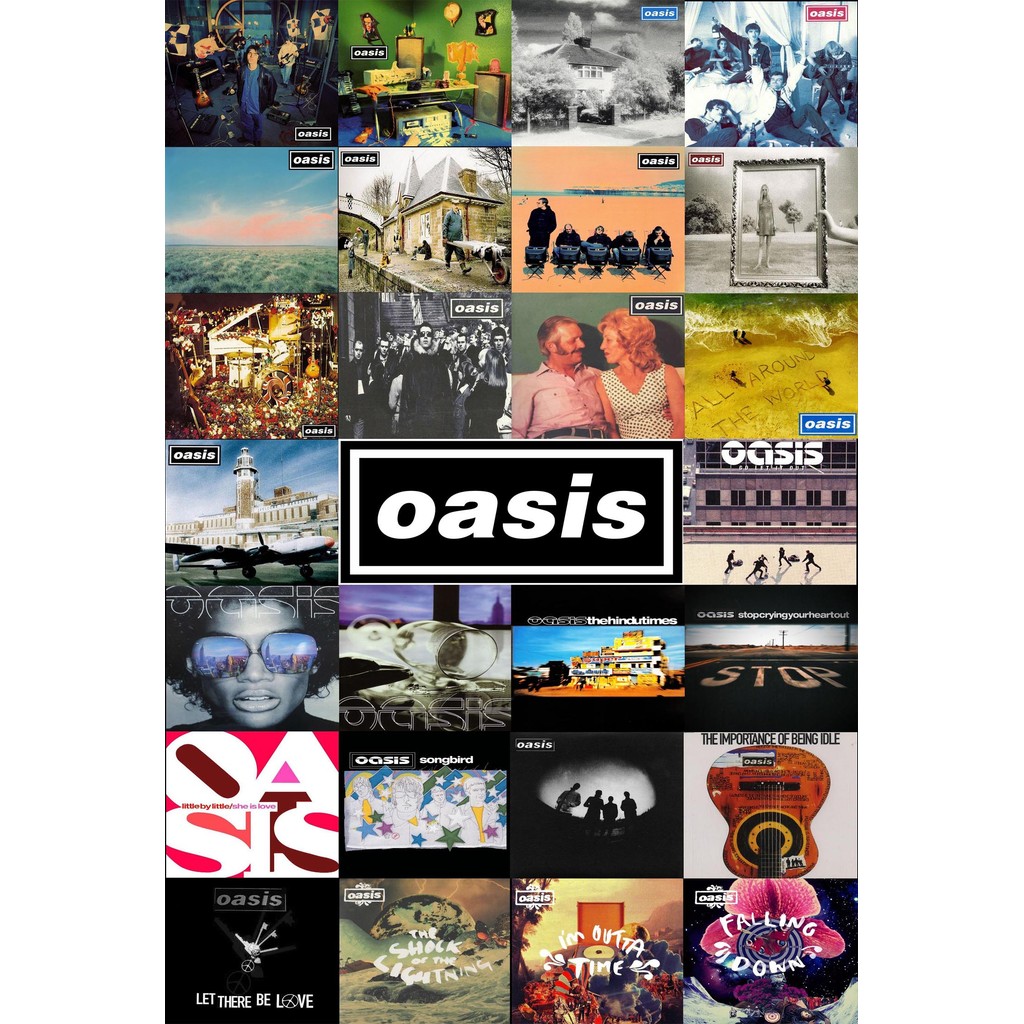 โปสเตอร์วงOasis โอเอซิส Poster Liam Noel Gallagher ร้านคนไทย รับทำโปสเตอร์ รับทำกรอบตามขนาด