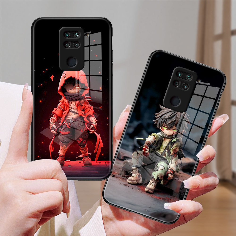เด็กผู้ชาย เคส กระจก Redmi Note 9s 9 9pro 8pro 11pro 114G 10pro 10/4G/5G 9T 9C 9 10X 10C 10A 10/4G/5G h3f2056
