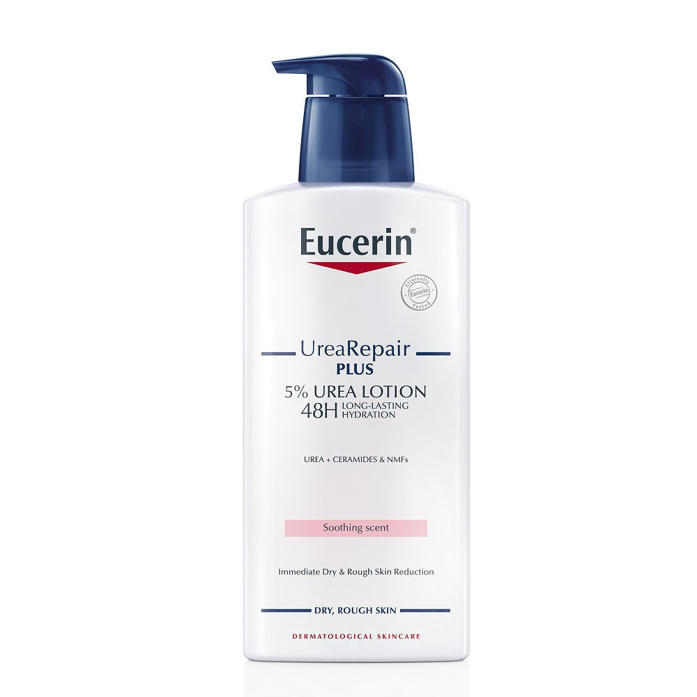 Eucerin Urea Repair Plus 5% Urea Lotion 400ML ยูเซอริน ยูเรีย รีแพร์ พลัส 5% ยูเรีย โลชั่น 400 มล.