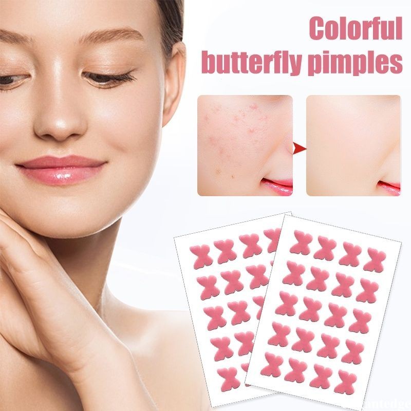 elegantedge การ์ตูนแผ่นแปะสิวรูปพิเศษแบบพกพา Pus Absorption Acne Patch แผ่นแปะสิวสีสันสดใส