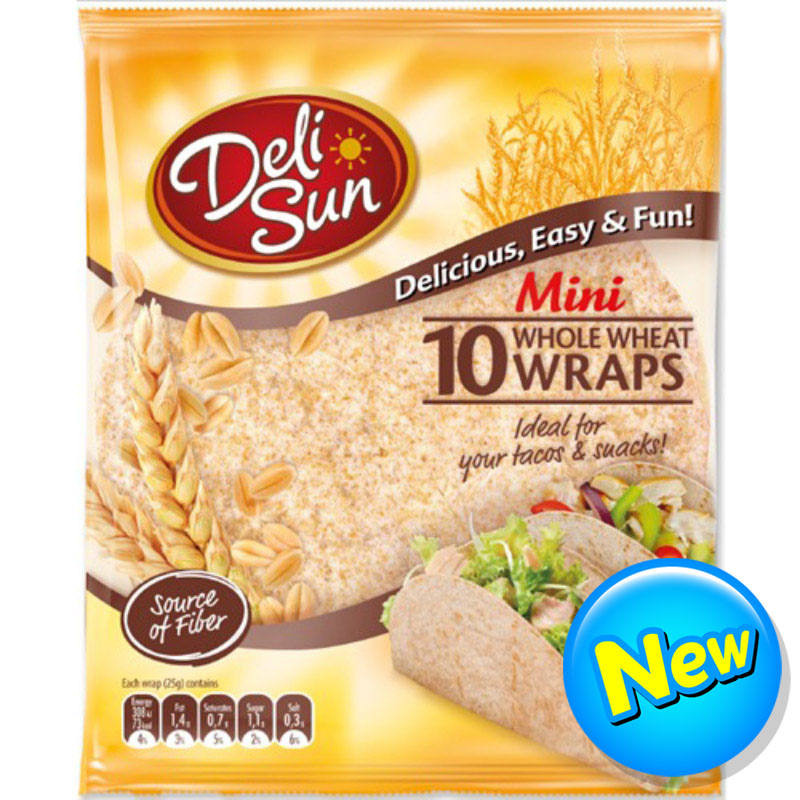 Pay Day 🌷 Deli Sun 10 Mini Whole Wheat Wraps 250g. ☘️ เดลิซัน10แผ่นมินิแป้งโฮลวีท 250กรัม 🍃 Flour No