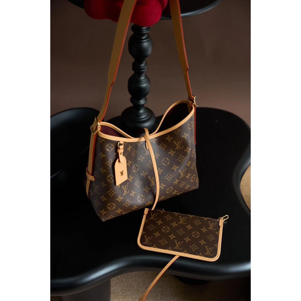 Louis Vuitton bag กระเป๋ารุ่น CARRYALL PM & MMผู้หญิง/กระเป๋าถือ LV bag M46203