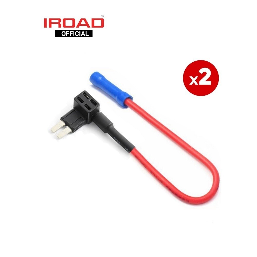 IROAD Micro2 Fuse Tap ฟิวแทปไม่ตัดต่อสายไฟสำหรับรถยนต์ ไม่ต้องตัดต่อสายไฟ Micro2 Fuse , Fuse tap Mic