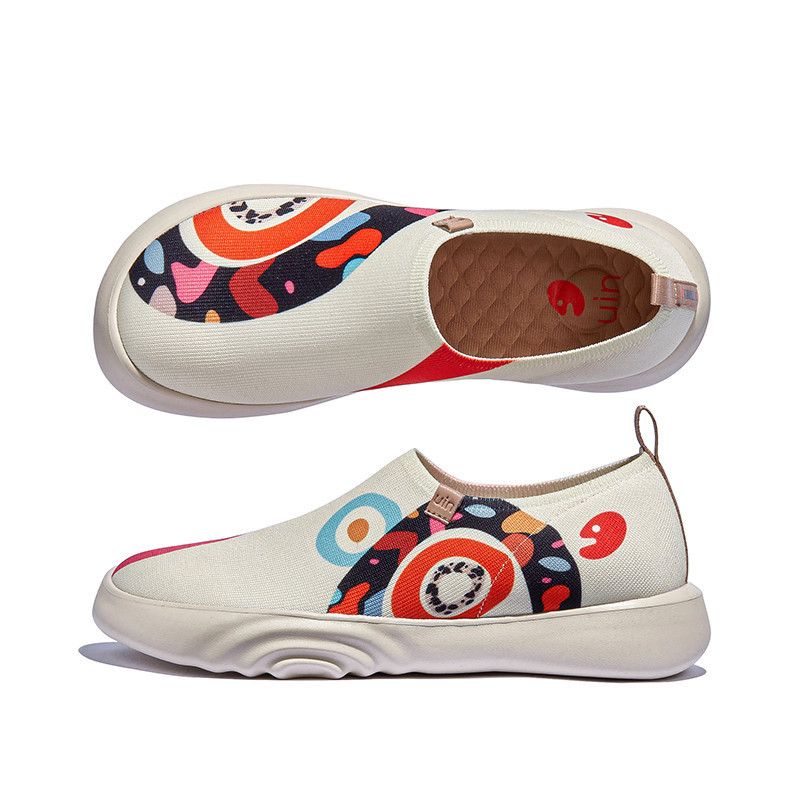 UIN Toledo XV รองเท้าท่องเที่ยวสี รองเท้าผ้าใบสตรี-Sweet Donuts