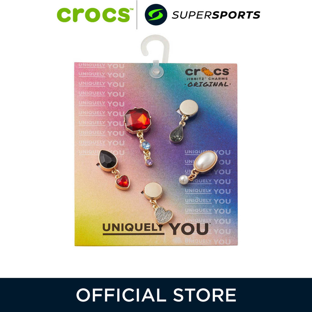 CROCS Jibbitz Dropped Gem 5-Pack ตัวติดรองเท้า