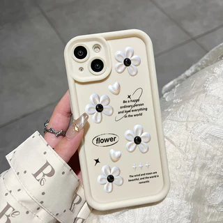 เคสสำหรับ Realme 5 5i 5s 6i C3 C3i Narzo 10 Narzo 10A Narzo 20A เคสนิ่มซิลิโคนเคสโทรศัพท์ภาพดอกไม้เงินกันกระแทก